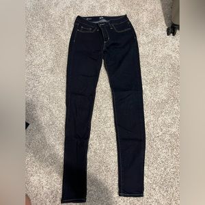 ANA dark blue denim skinny jeans size 6 tall/Long